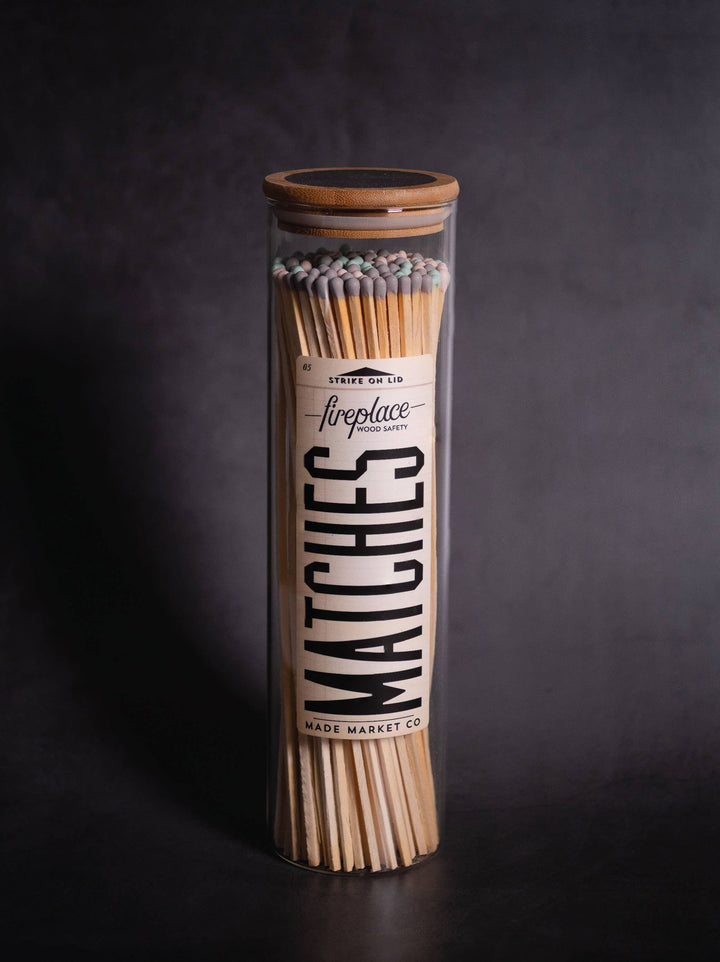 Fireplace vintage Apothecary Matches - 9 color options