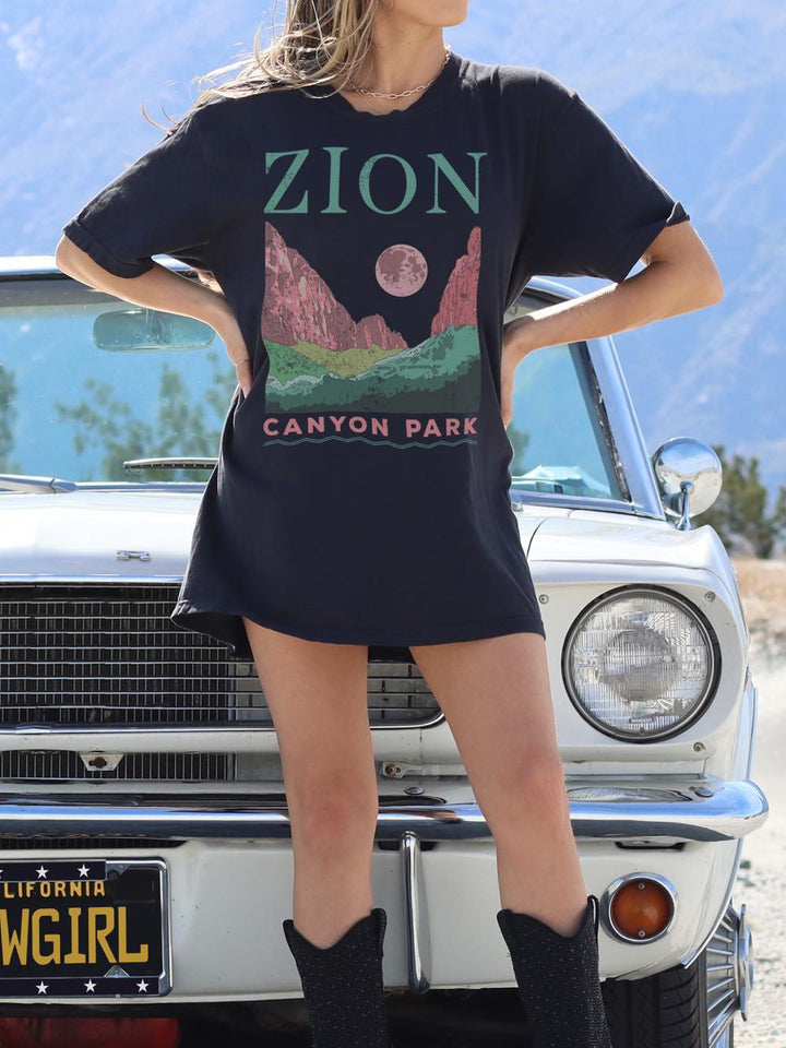 Zions Canyon Park Graphic Tee