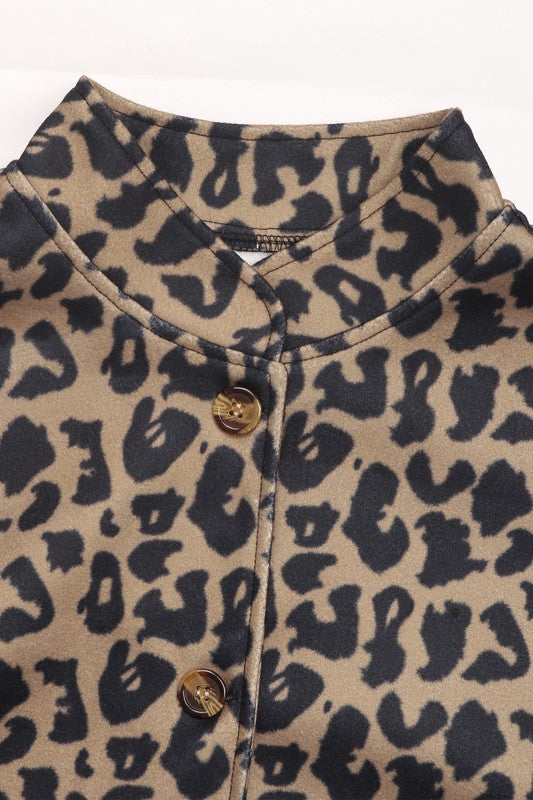 Leopard Bomber Jacket