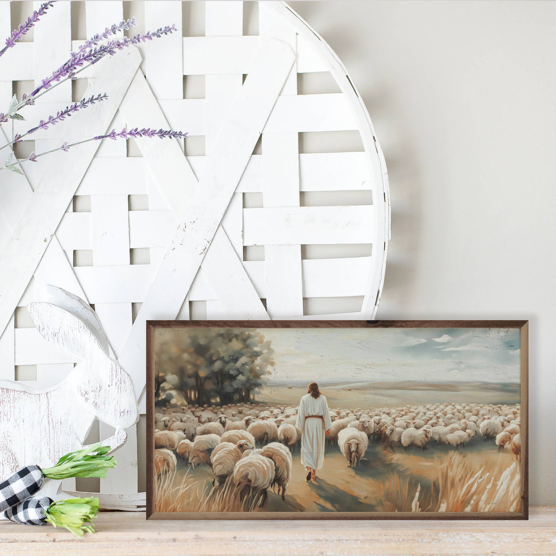 Jesus With His Flock