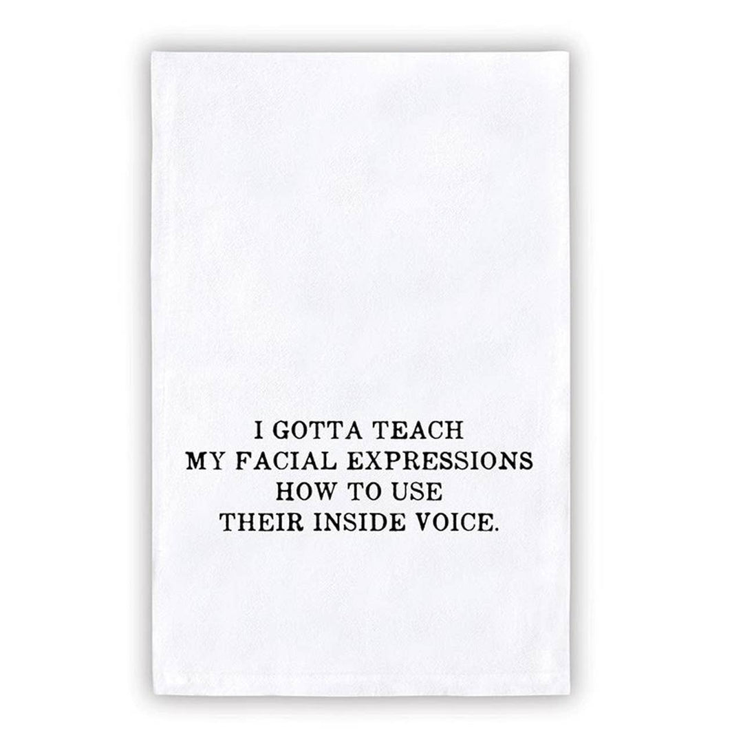 Face to Face Thirsty Boy Towel -  Facial Expressions