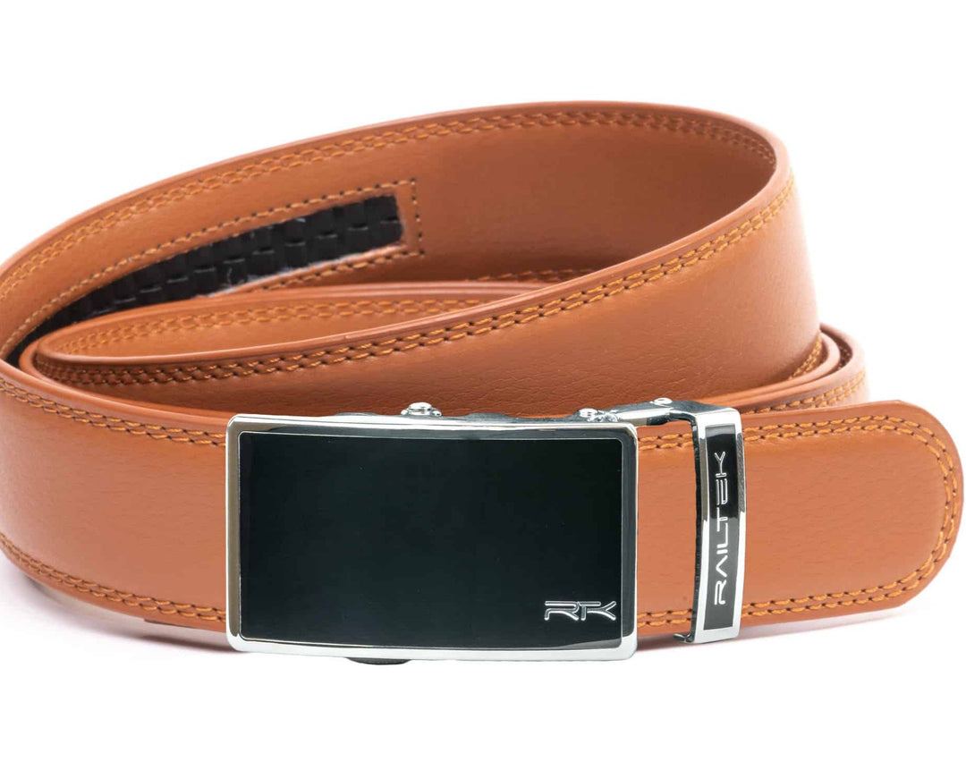 Railtek Chrome Black Buckle & Belt Strap