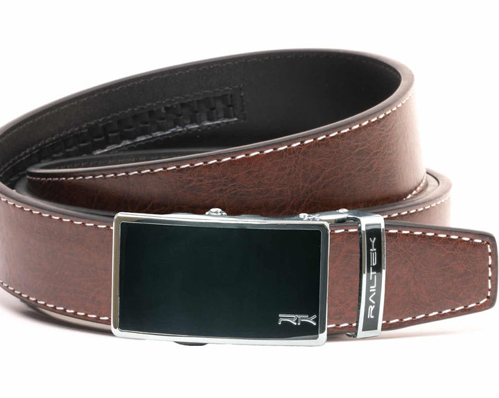 Railtek Chrome Black Buckle & Belt Strap