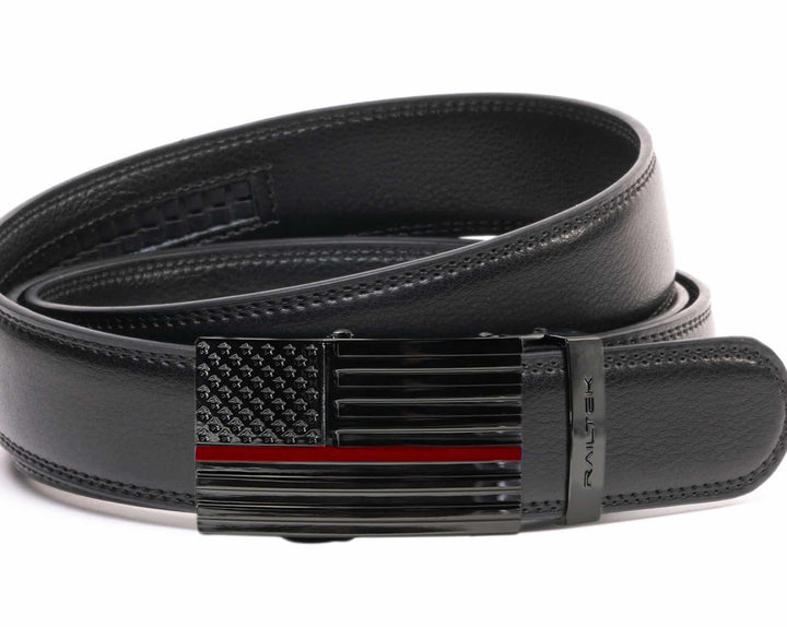 Railtek Red Line Flag Buckle & Belt Strap