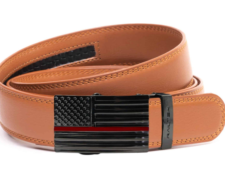 Railtek Red Line Flag Buckle & Belt Strap