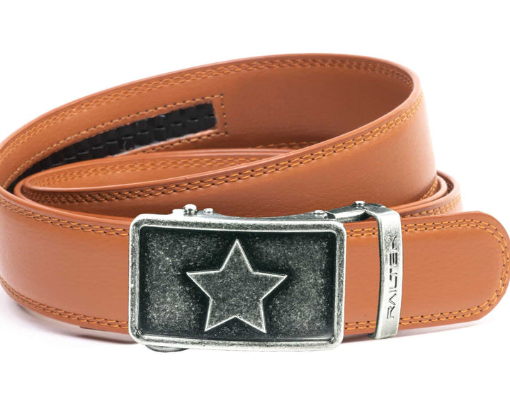 Railtek Silver Star Buckle & Belt Strap