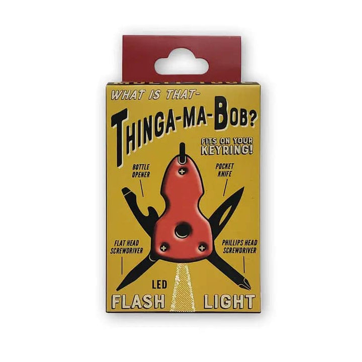 "Thinga-Ma-Bob" Keyring Flashlight Multi Tool Keyring Organizer