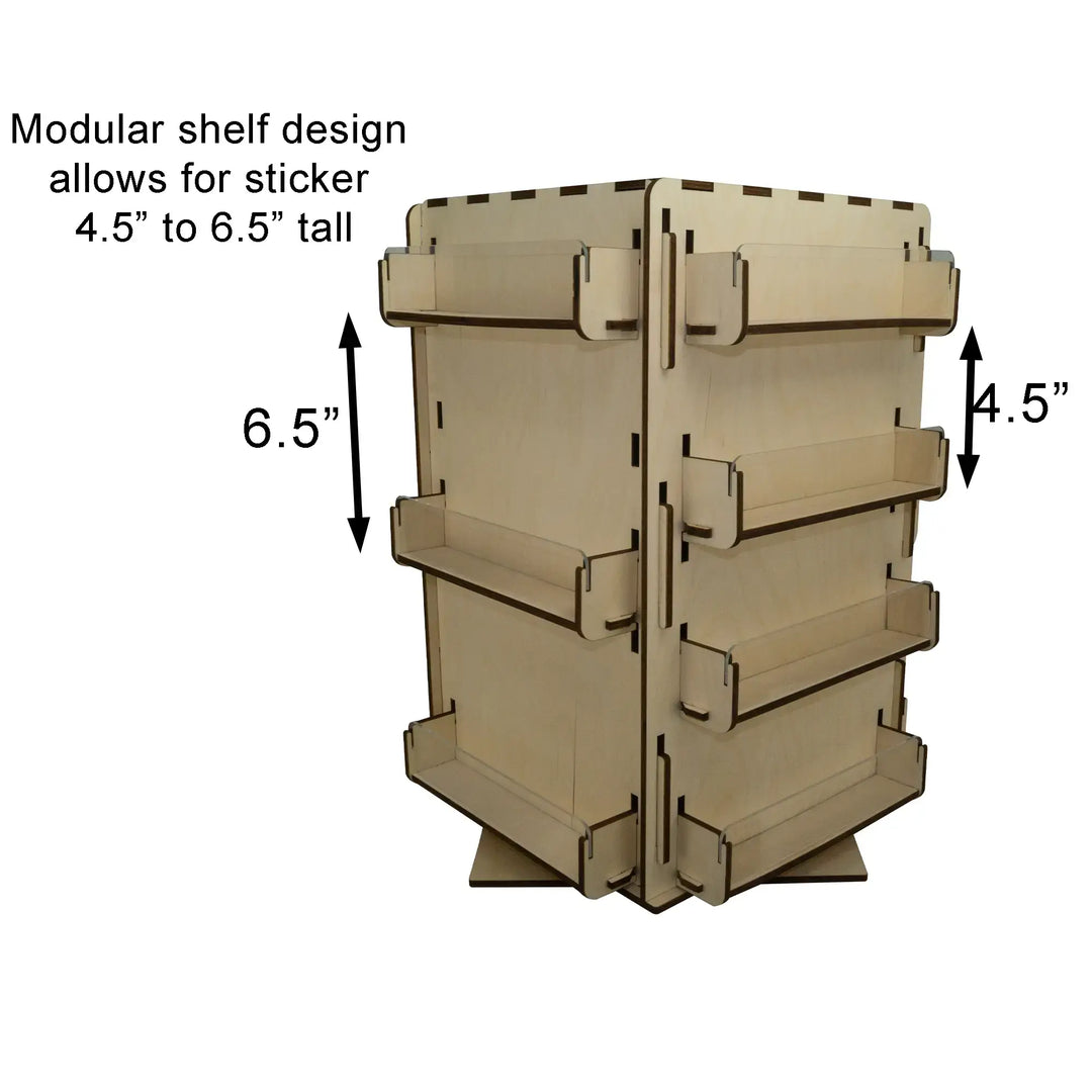 16 Shelf Sticker Display