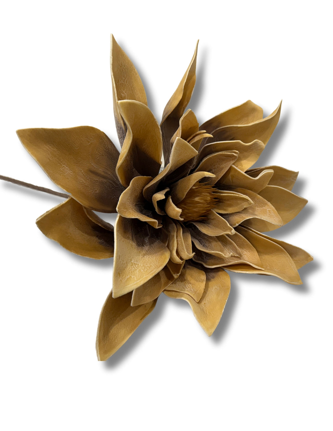 CHESTNUT BROWN FOAM FLOWER 37"Lx18"D