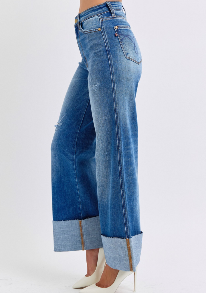 Judy Blue Wide Leg Cuff