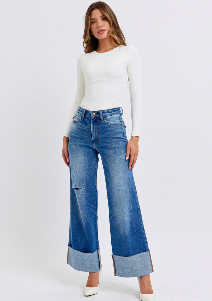 Judy Blue Wide Leg Cuff