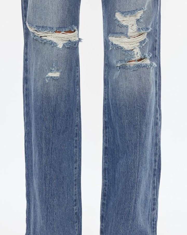 KanCan Ultra High Rise 90'S Wide Leg Flare Jeans