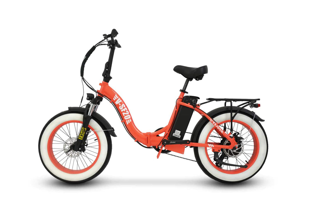 Vtuvia SF20 Step Thru Folding Fat Tire E Bike