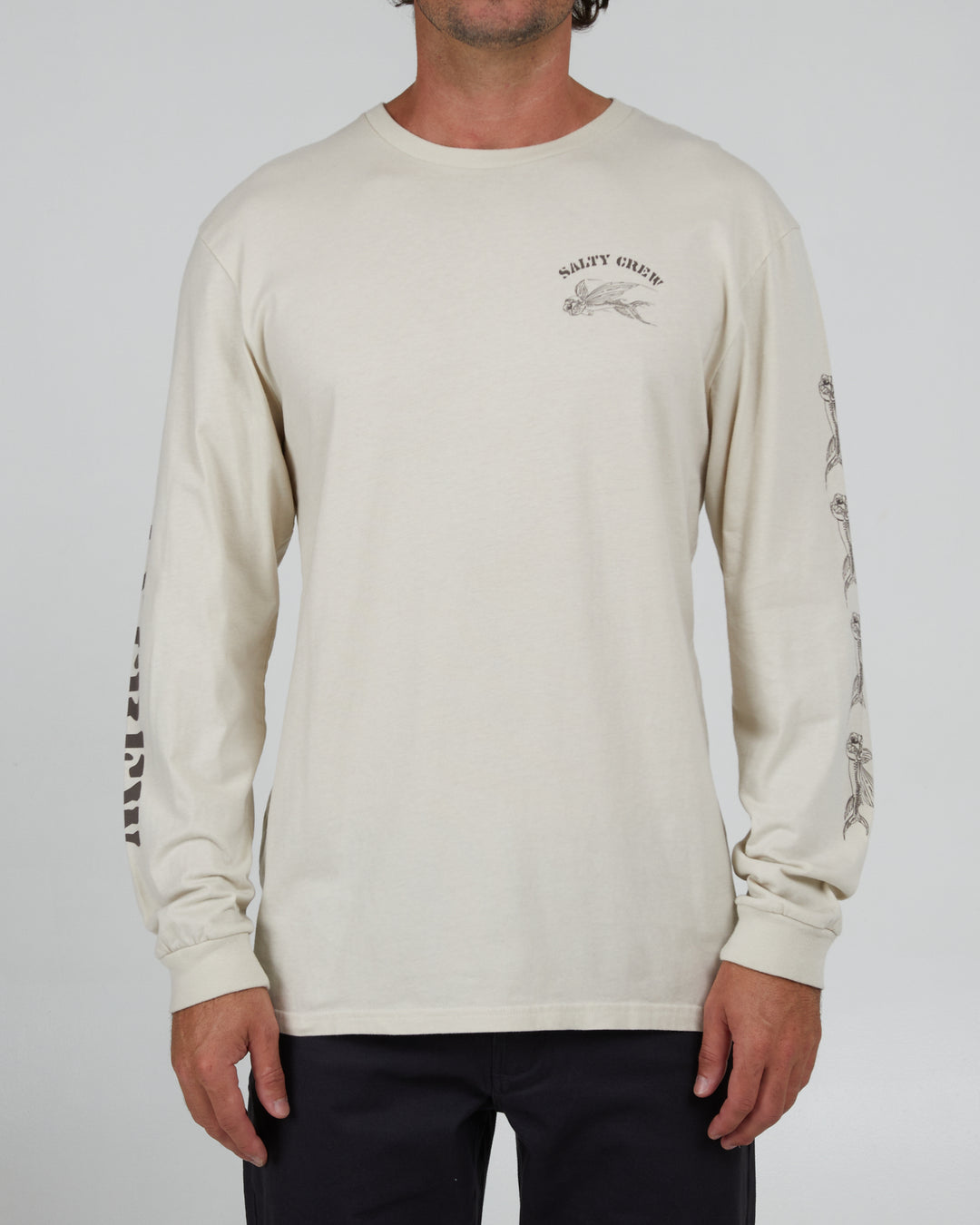 Salty Crew Kamikaze Bone Premium Long Sleeve Tee