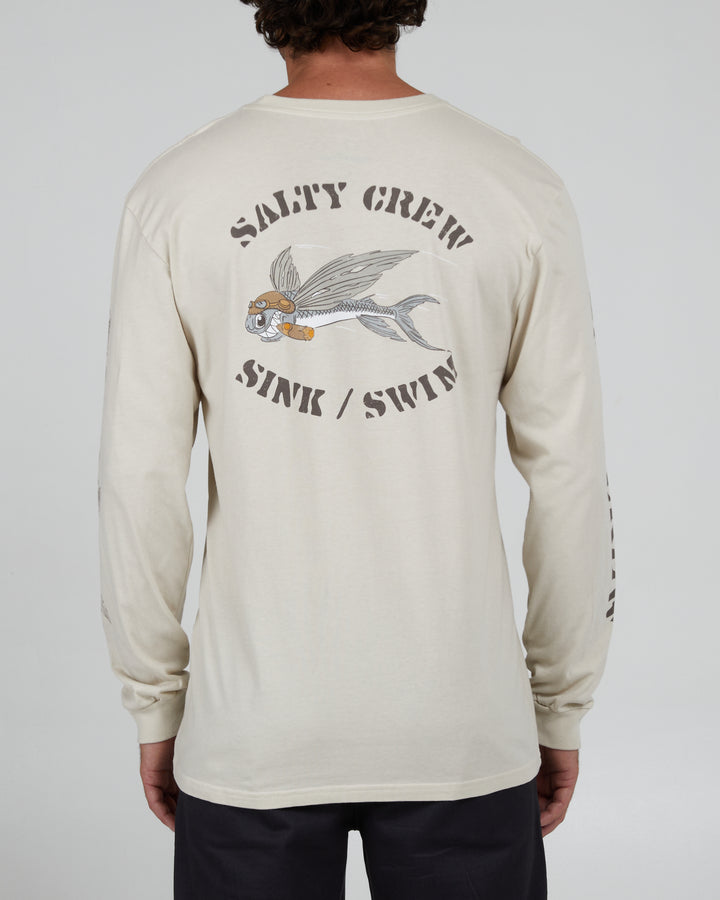 Salty Crew Kamikaze Bone Premium Long Sleeve Tee