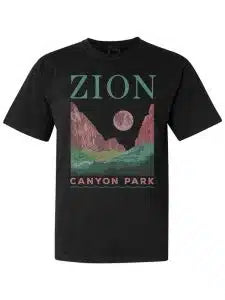 Zions national park tee