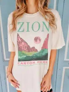 Zions national park tee