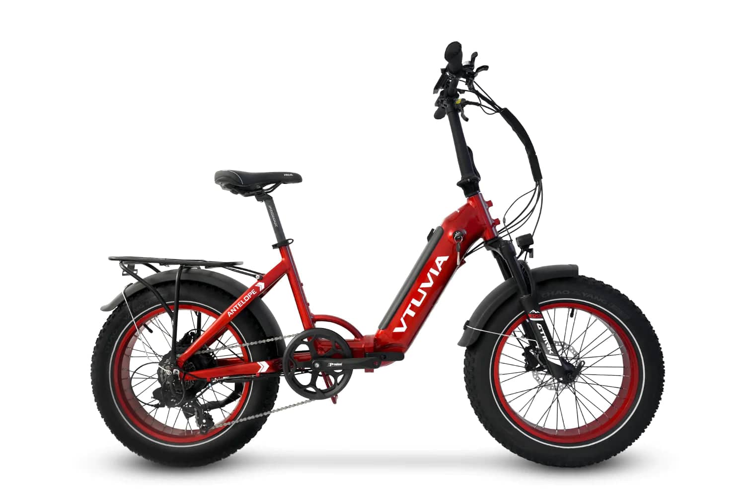 Vtuvia SX20 Red Antelope Step-Thu Folding Electric Bicycle