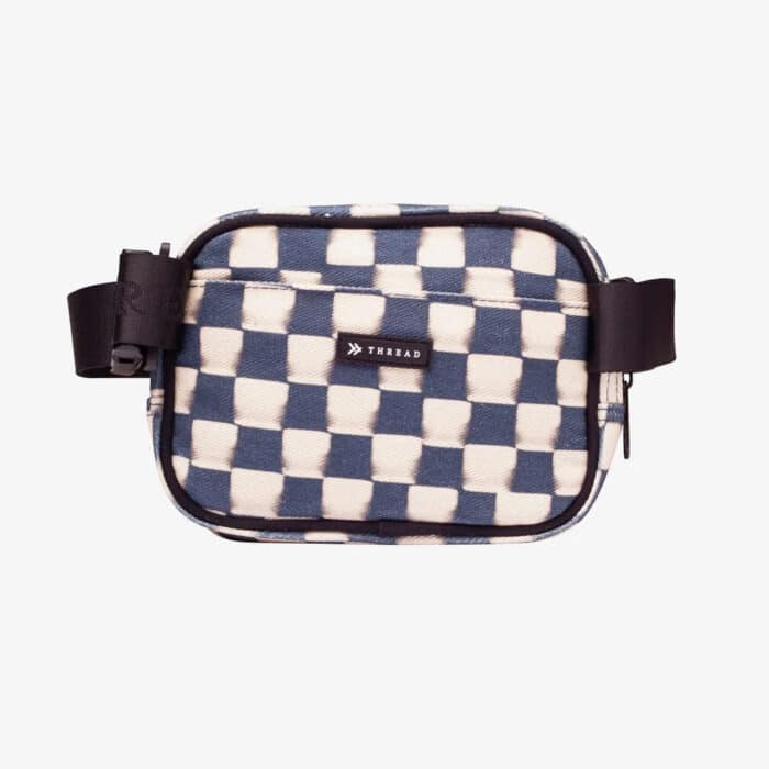 Thread Fanny Pack blue check