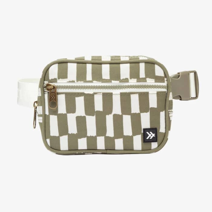 Thread Fanny Pack Check Green